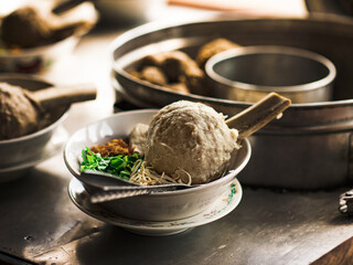 Bakso Iga (Ribs Meatball). This dish comes from Indonesia, originally combining bakso (meatball)...