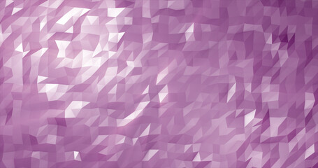 Abstract purple silver low poly triangular mesh background