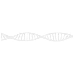 Digital png illustration of white molecular structure on transparent background