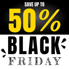 Black Friday Sale discount 50% off 