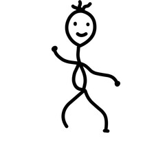 Sticks man illustration 