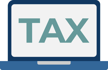 Tax online icon