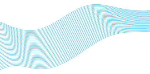 Abstract background wave line in vector business texture. Pattern line blend curve waves flow futuristic background.