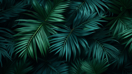 foliage background from palm leaves