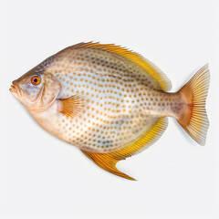 Naklejka premium Fish Sole fish isolated on white