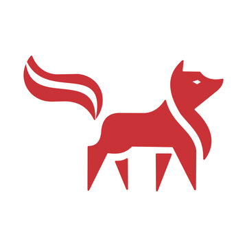 Illustration vector graphic of Cute Fox Logo