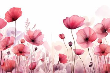 pink background flower