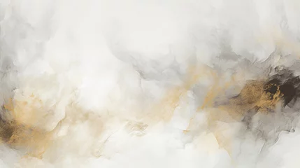 Poster Background Design of Swirling, Abstract Smoke Patterns in Cool and Warm Gradients © Rohit