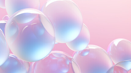 Background Design of Delicate Bubbles