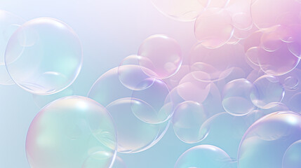 Background Design of Delicate Bubbles