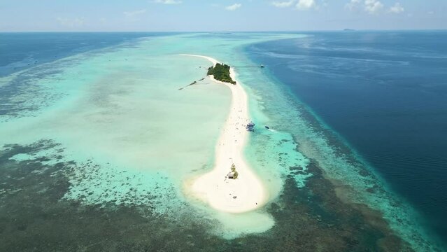 Discovering Magnificent Pulau Timba Island In Infinite Blue Sea, Sabah, Malaysia 