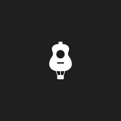 Flying Guitar Vector