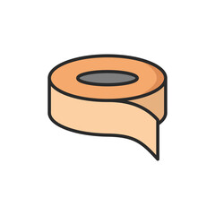 tape icon vector design template simple and clean