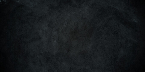 Abstract Dark black stone wall grunge backdrop texture background. Vintage dirty grunge concrete wall. black blank backdrop vintage marbled textured border background.	