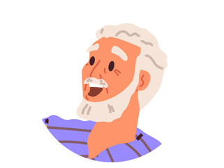 Elderly people vector illustration. Each individual, including elderly, has unique personality and character Personal well being and fulfillment are important for elderly individuals Elderly peoples