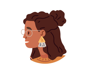 People faces vector illustration. Peoples faces reflect ethnic diversity and cultural richness human society Various ethnic backgrounds contribute to vibrant tapestry human experiences The concept