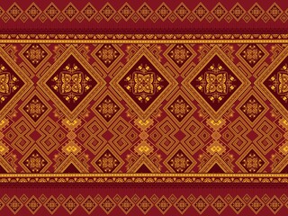 ikat pattern traditional Design for background,wallpaper,clothing,illustration.Texture, home decorations.Geometric ethnic. folk embroidery, Asia,Peru, china,Moroccan. Motif ethnic handmade beautiful