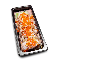 Sushi, Take Out Food, Cut Out, White Background, Box - Container
