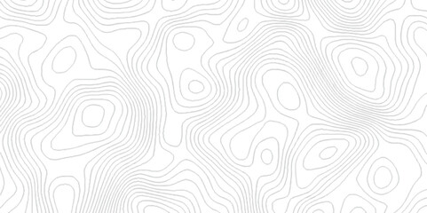 Abstract wave pattern with lines. Abstract Vector geographic contour map and topographic contours map background. Abstract white pattern topography vector background. Topographic line map background - obrazy, fototapety, plakaty