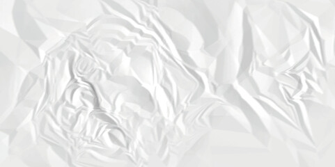 White crumpled paper texture . White wrinkled paper texture. White paper texture . White crumpled and top view textures can be used for background of text or any contents .	
