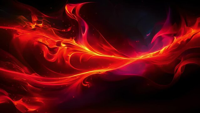 A blazing red whip made of pure flames whips through the air with a searing heat twining and twisting as if alive.
