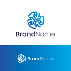 Circle Arrow Point Logo Design