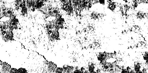 Frame Dust overlay distress grungy effect paint. Black and white grunge seamless texture. Dust and scratches grain texture on white and black background.	
