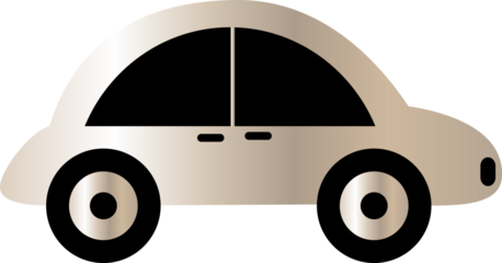 car isolated on white