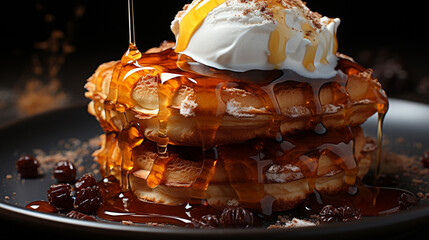 chocolate cream HD 8K wallpaper Stock Photographic Image 