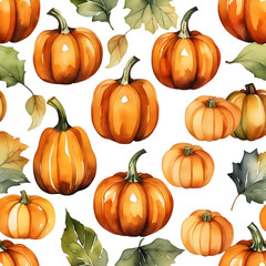 background with pumpkins