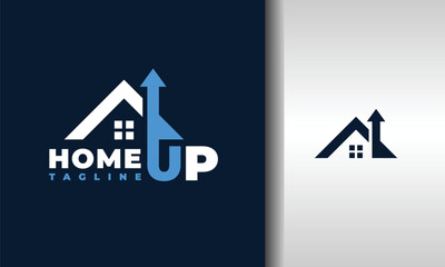 house roof up logo