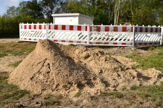Baustelle Stromnetzausbau