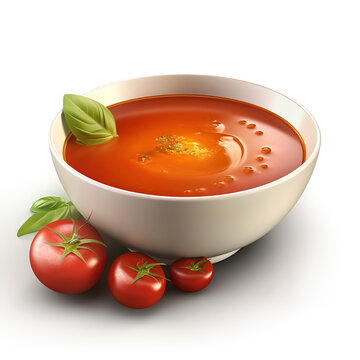 tomato soup with basil