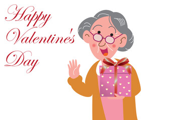 おばあちゃんのバレンタインカード
