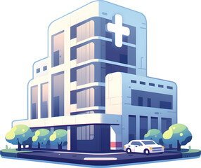 Icon of hospital