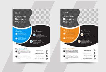 Business/Corporate flyer, brochure template, Corporate Business Flyer Template Design, Vector art