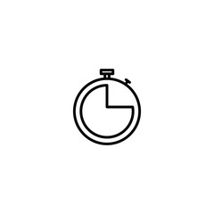 Stopwatch icon, Stopwatch symbol vector