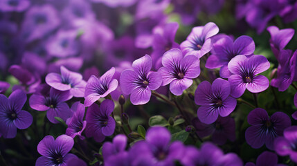 Fototapeta na wymiar Violet flowers