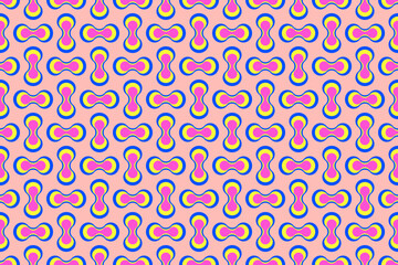 beautiful geometric balls repeat pattern. It is a vector image with geometric elements. It is an art design. used for clothing background wallpaper pattern wrapping Batik fabric illustration