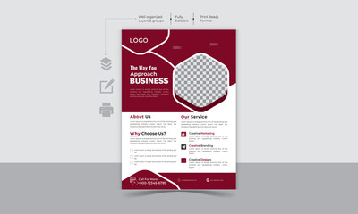 Creative modern business Flyer Template 
