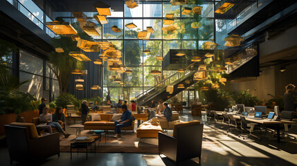 A Contemporary Office.