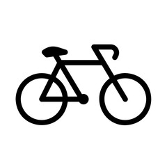 Simple bicycle outline icon