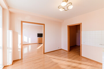 interior apartment empty room renovated