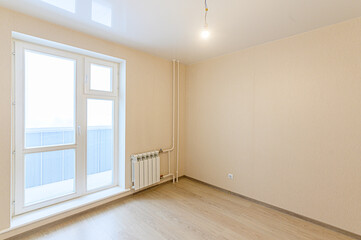 interior apartment empty room renovated