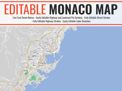 Editable Monaco Map