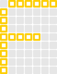 Digital LED Letter F