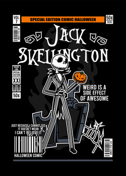 Jack Skellington Comic vintage
