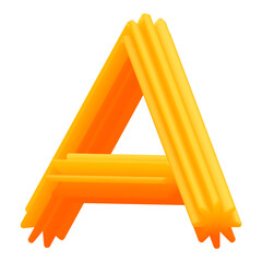 Letter A-cheesy