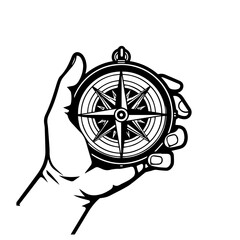 Compass In Hand