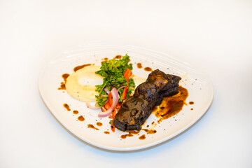 Delicious and luxury dish of Short Ribs of Beef